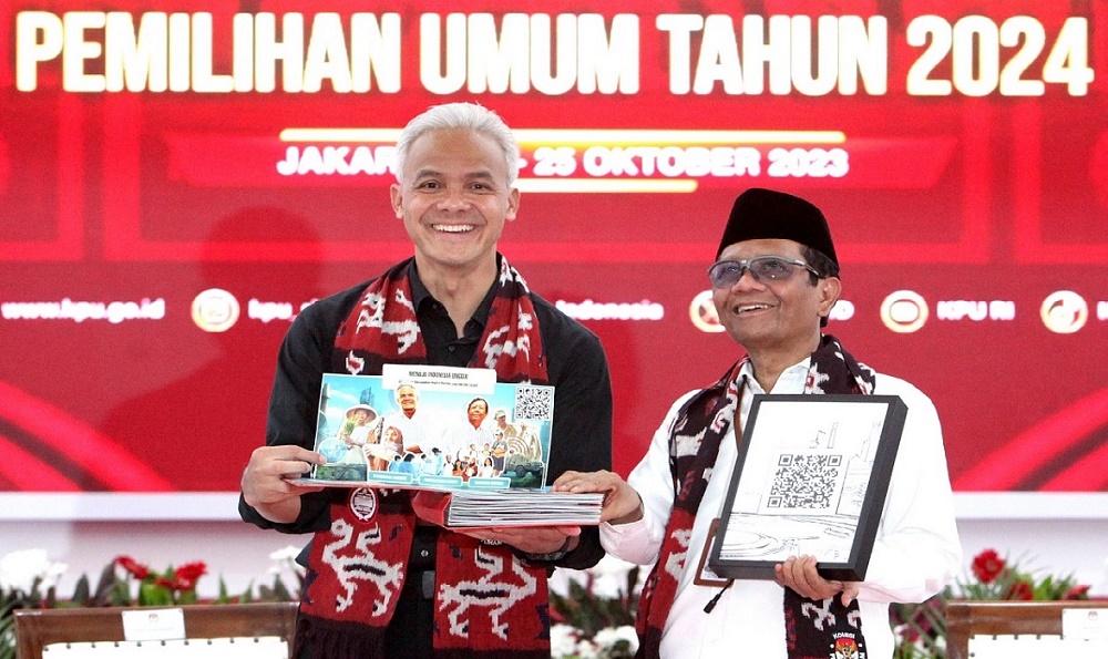 Pasangan Ganjar Mahfud Resmi Mendaftar Ke Kpu Indonesiapos