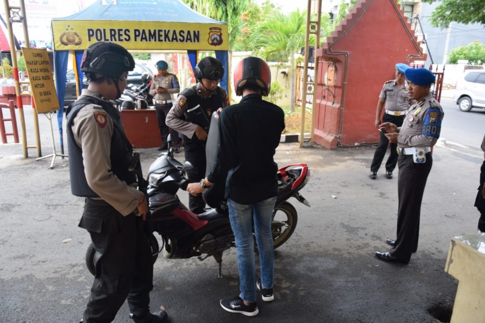Polres Pameksan Perketat Penjagaan di Pitu Masuk