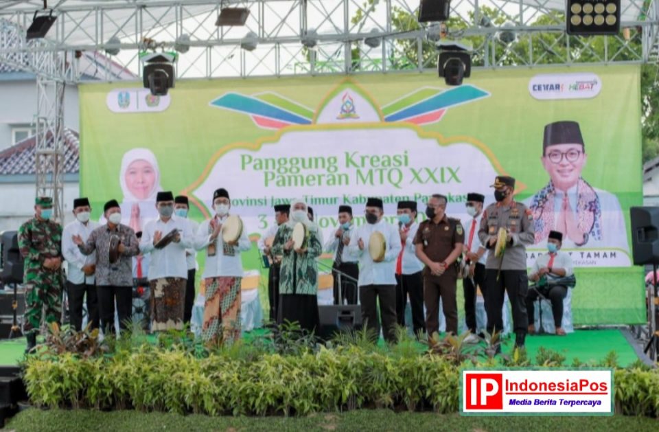 Gubernur Khofifah Bersholawat bersama Bupati dan Forkopimdan Pamekasan