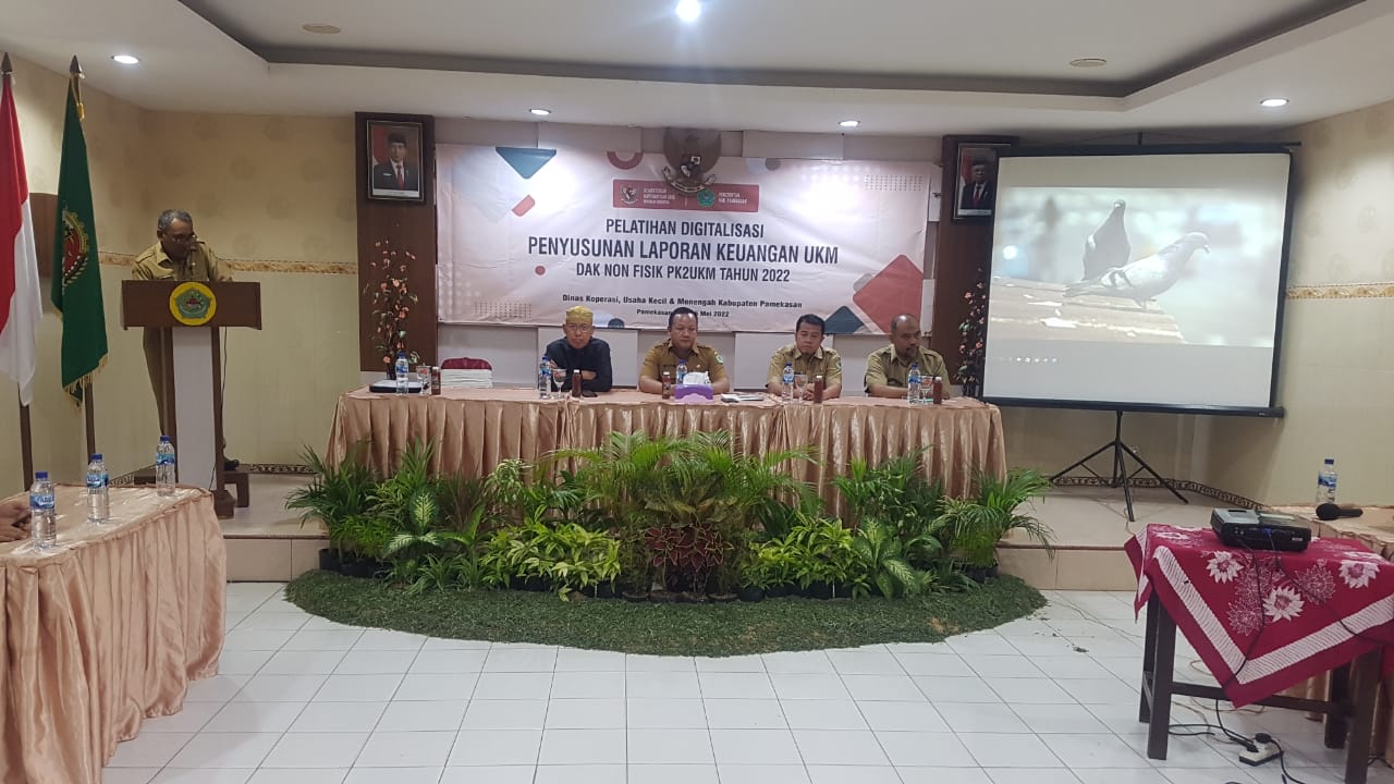 Diskop Pamekasan Gelar Pelatihan Penyusunan Laporan Keaungan Umkm