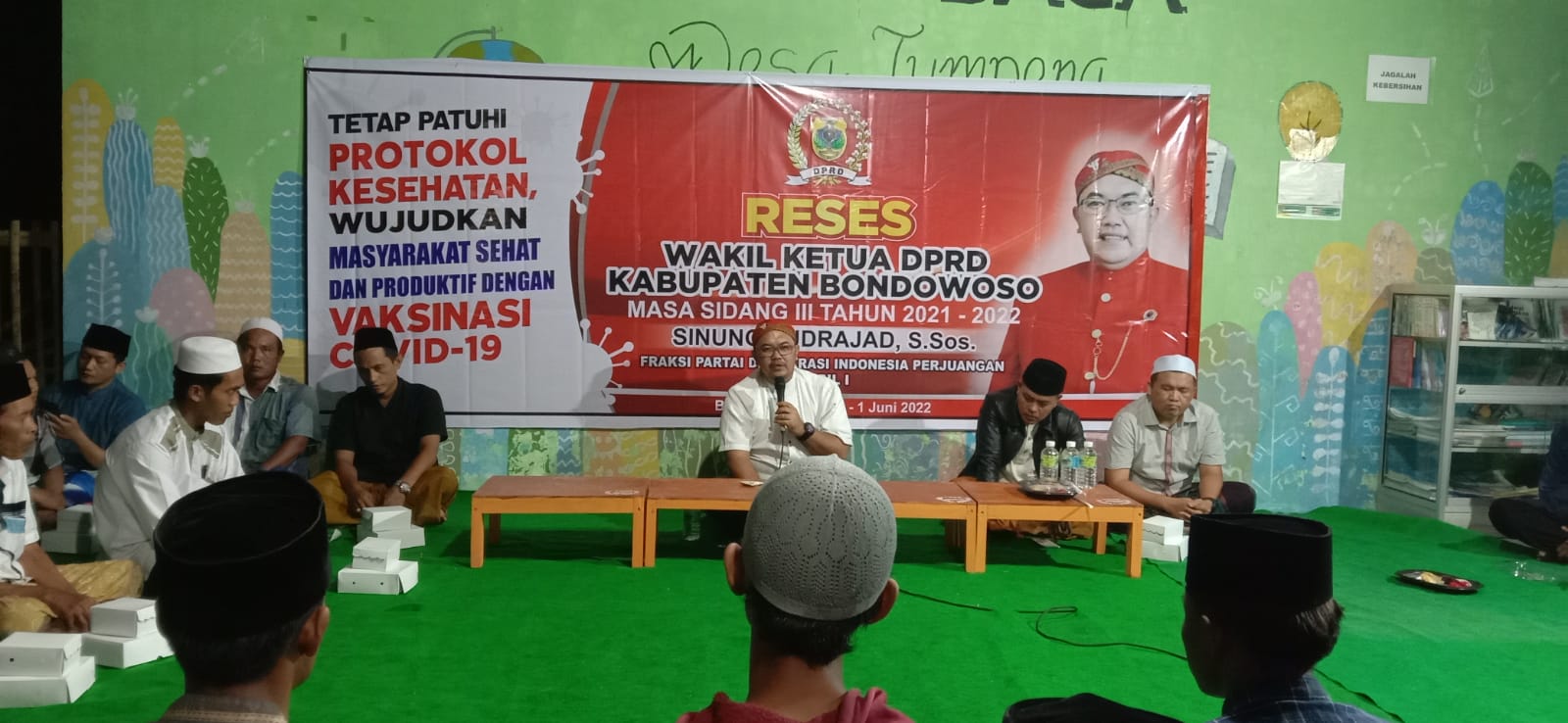 Wakil Ketua DPRD Bondowoso Dari FPDI Perjuangan Bertemu Konstituen ...